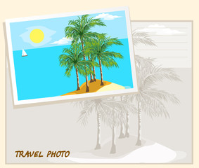 travel photo template