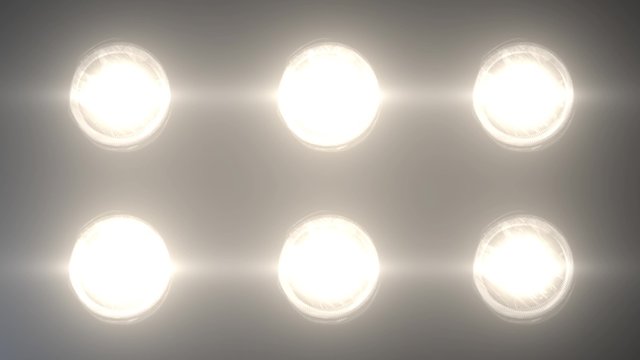 random flashing spot lights