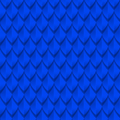Blue dragon scales seamless background texture - 100899631