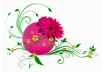 web page floral header