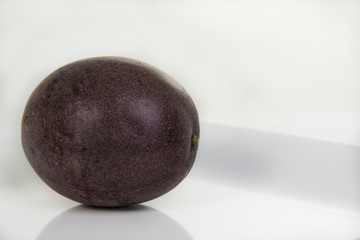 Passion fruit isolated on white