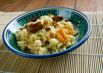 Mauritania dish  couscous