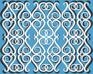 The simple classic blue wallpaper with an abstract pattern