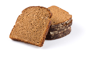 sliced of rye bread