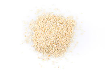 Fototapeta na wymiar Closeup of lots of sesame seeds