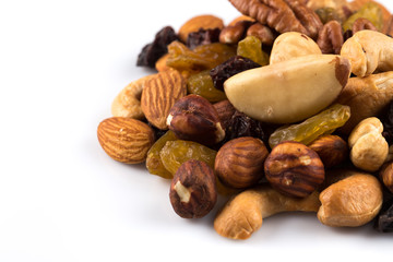 Mix nuts and dry fruits