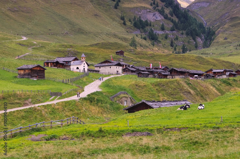 Sticker Fane Alm - Fane Alp in Italy