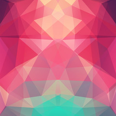 Abstract mosaic background.  Triangle geometric background. 