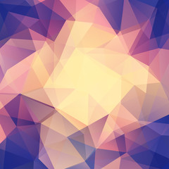 Fototapeta premium Abstract polygonal vector background. Colorful geometric vector.