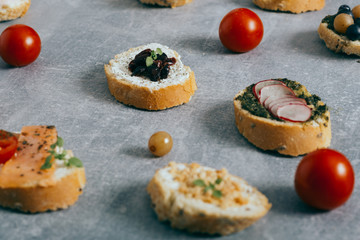 Healthy vegetable sandwich .