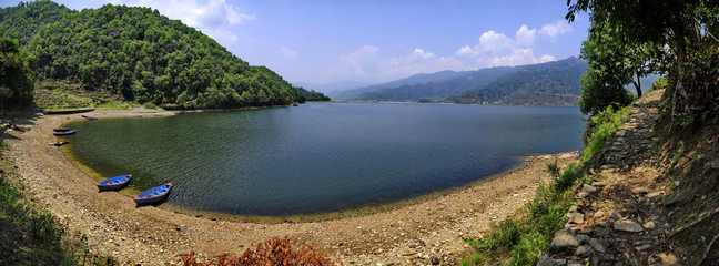 Fototapeta na wymiar Very large lake