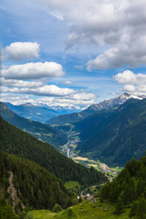 Fototapeta na wymiar View of Piora Valley in Ticino