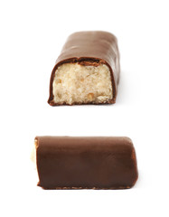 Chocolate coated marzipan candy