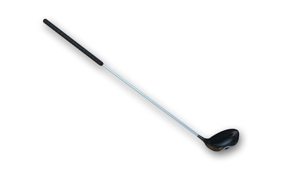 Golf Club, Driver; sports equipment isolated on white background