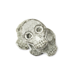 Skull shaped licorice candy