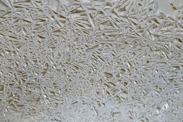 The ice crystals