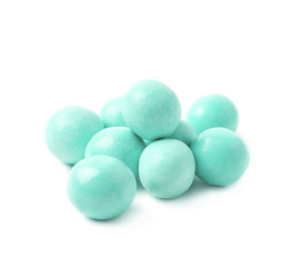 Pile of sugar coated balls 