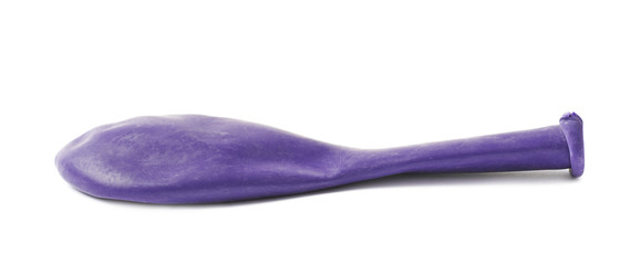 Rubber air balloon isolated