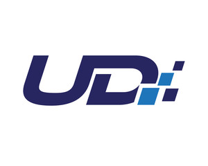 UD digital letter logo