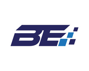 BE digital letter logo