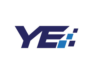 YE digital letter logo