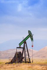 Fototapeta na wymiar Oil pump in California, United States of America