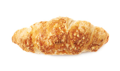 Cheese croissant pastry isolated