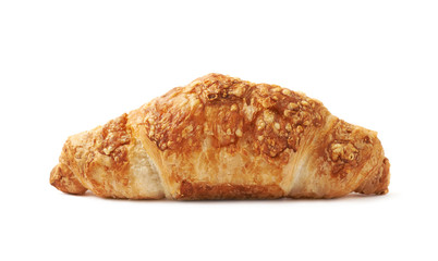 Cheese croissant pastry isolated