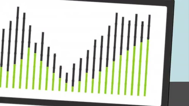 Statistics icon design, Video Animation 