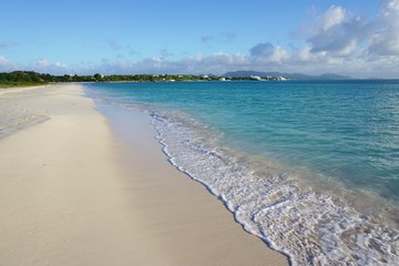 The Rendez Vous Bay beach in the island of Anguilla