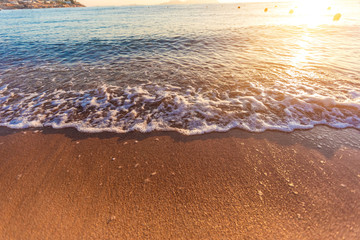 Beautiful beach coast in the Red Sea, Egypt. 
