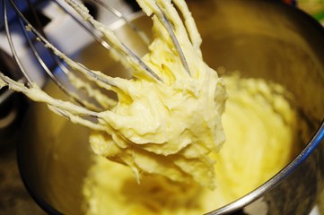 Making pate a choux dough in a stand mixer