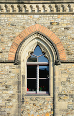 Fototapeta na wymiar Old window in Ottawa