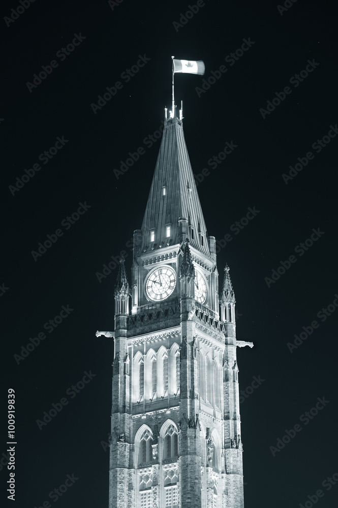 Wall mural ottawa parliament hill building