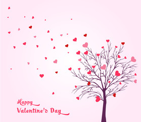 Happy valentines day greeting card, banner I love you