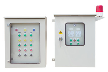 Control panel of an electrical switchgear cabinet