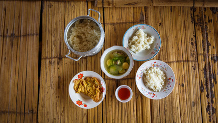 Khao wong Mountain at Suphan Buri , thailand