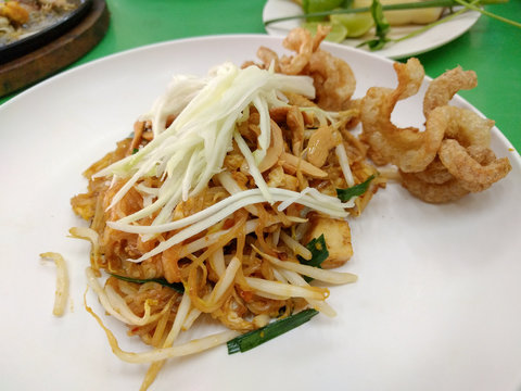 Thai fried noodles called Pad Thai