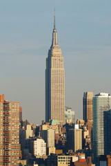 Obraz premium Empire State building closeup, Manhattan, New York City