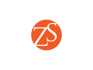 Double ZS letter logo