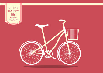 Retro Bicycle,Vector illustrations
