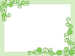 クローバーのフレーム