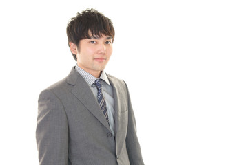 笑顔のビジネスマン