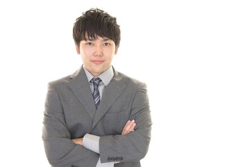 笑顔のビジネスマン