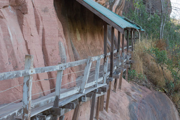 Wood bridge