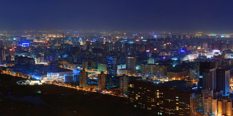 Fototapeta na wymiar Beijing at night