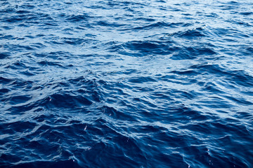 Blue tropical sea surface