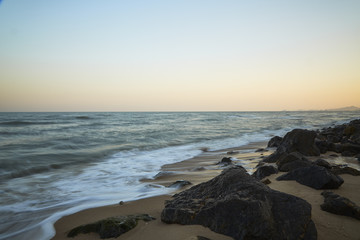 Sunset at the most beautiful beach in Thailand