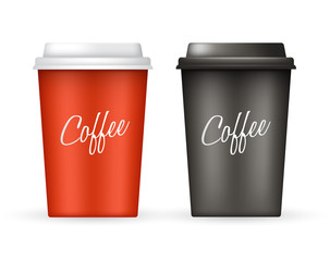 Coffee Cup Template : Vector Illustration