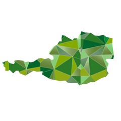 オーストリア　地図　国　アイコン